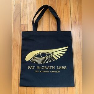 Pat McGrath Black Tote with Gold Eye Design